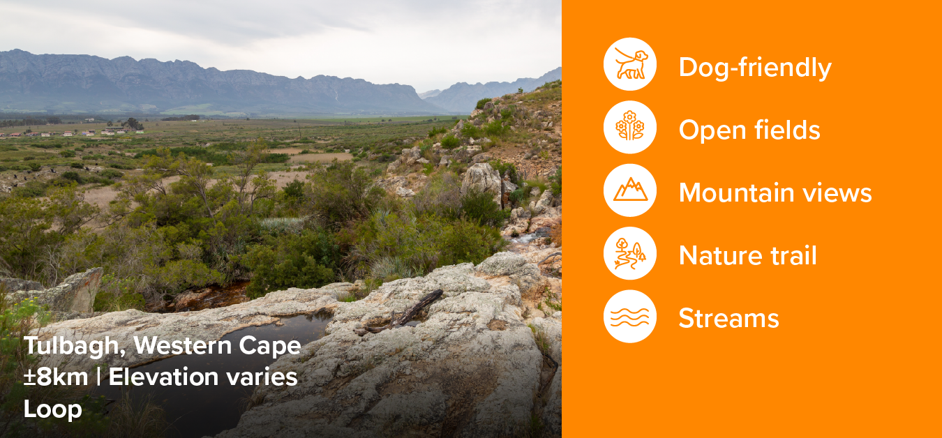 Silwerfontein pet friendly Hiking Trail