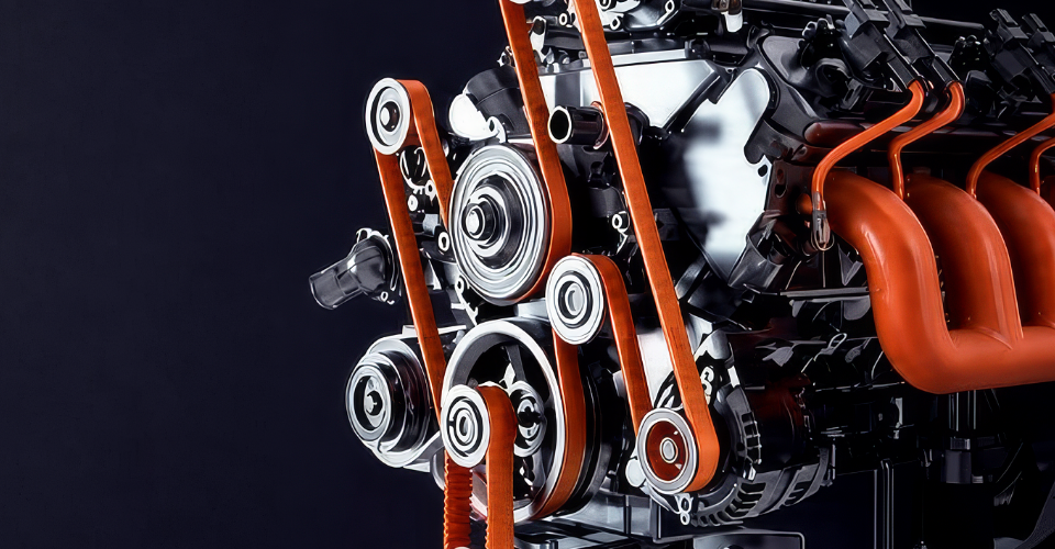 An engine that is one of the car parts covered under an extended motor warranty