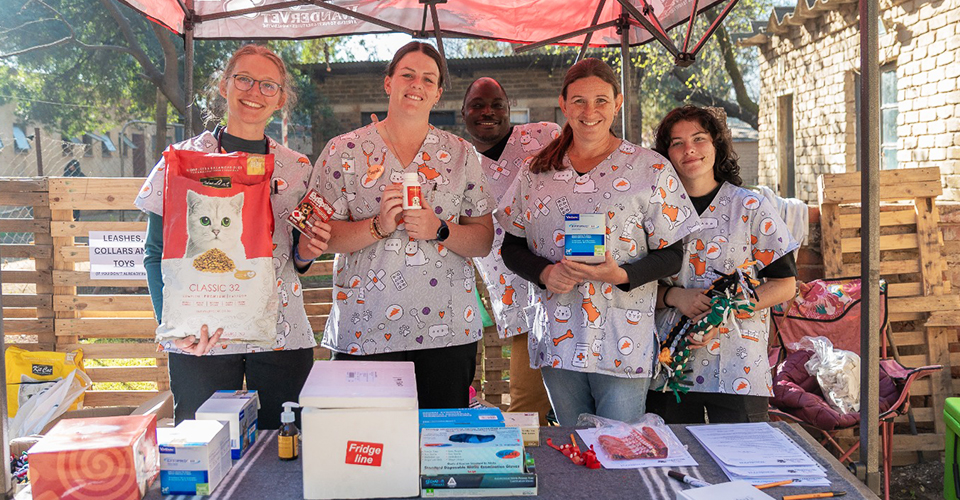 WanderVet team at sterilisation drive in Sonheuwel on 18 July 2026.