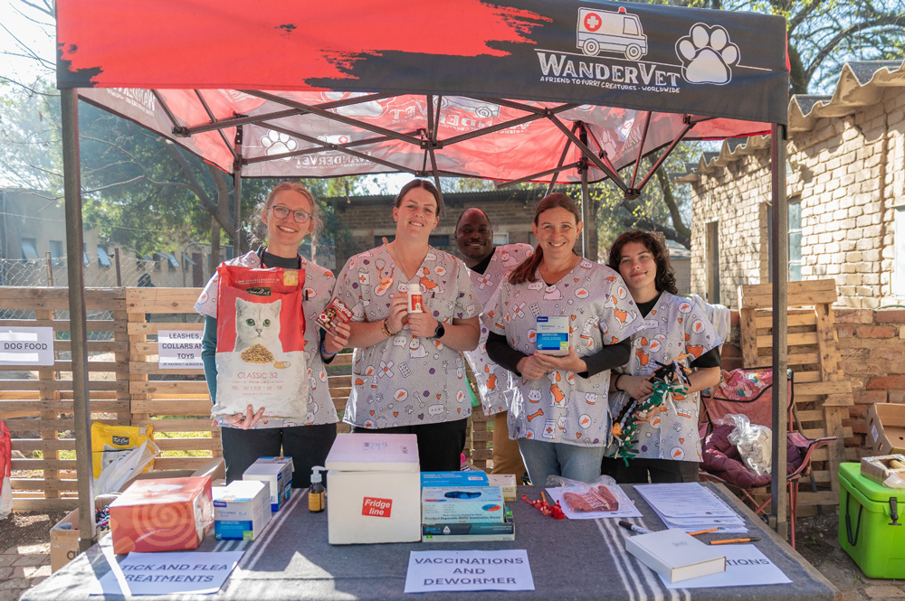WanderVet team of volunteers during a community outreach and sterilisation drive on Mandel Day 2026.