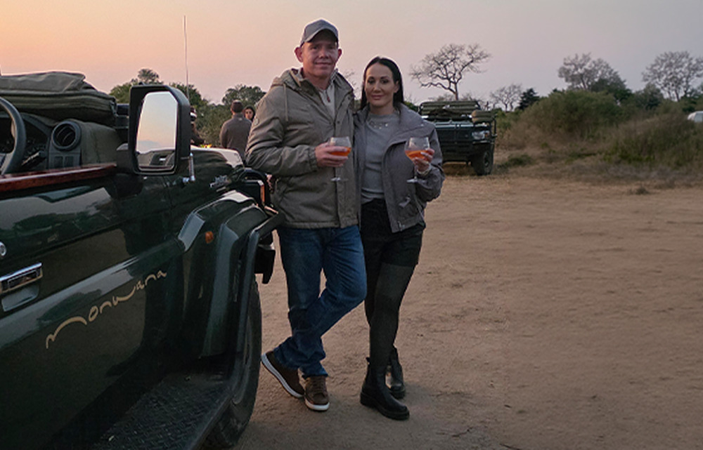 Mrs South Africa 2026 finalist, Angelique Janse van Rensburg with her husband