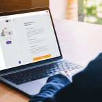 A laptop open on Dotsure's claims website, showcasing how to make an insurance claim in South Africa