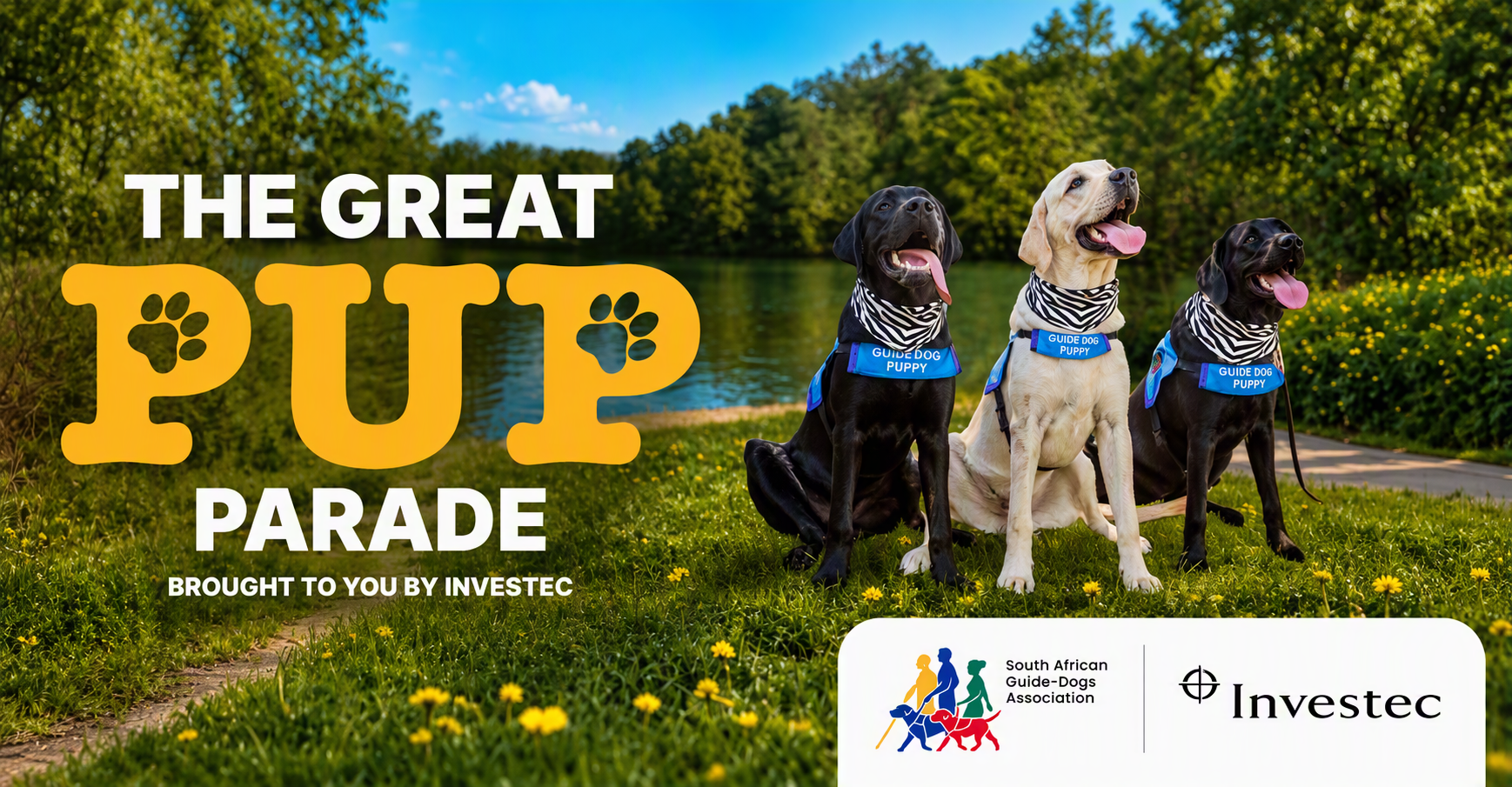 The Great Pup Parade brought to you by Investec 2026